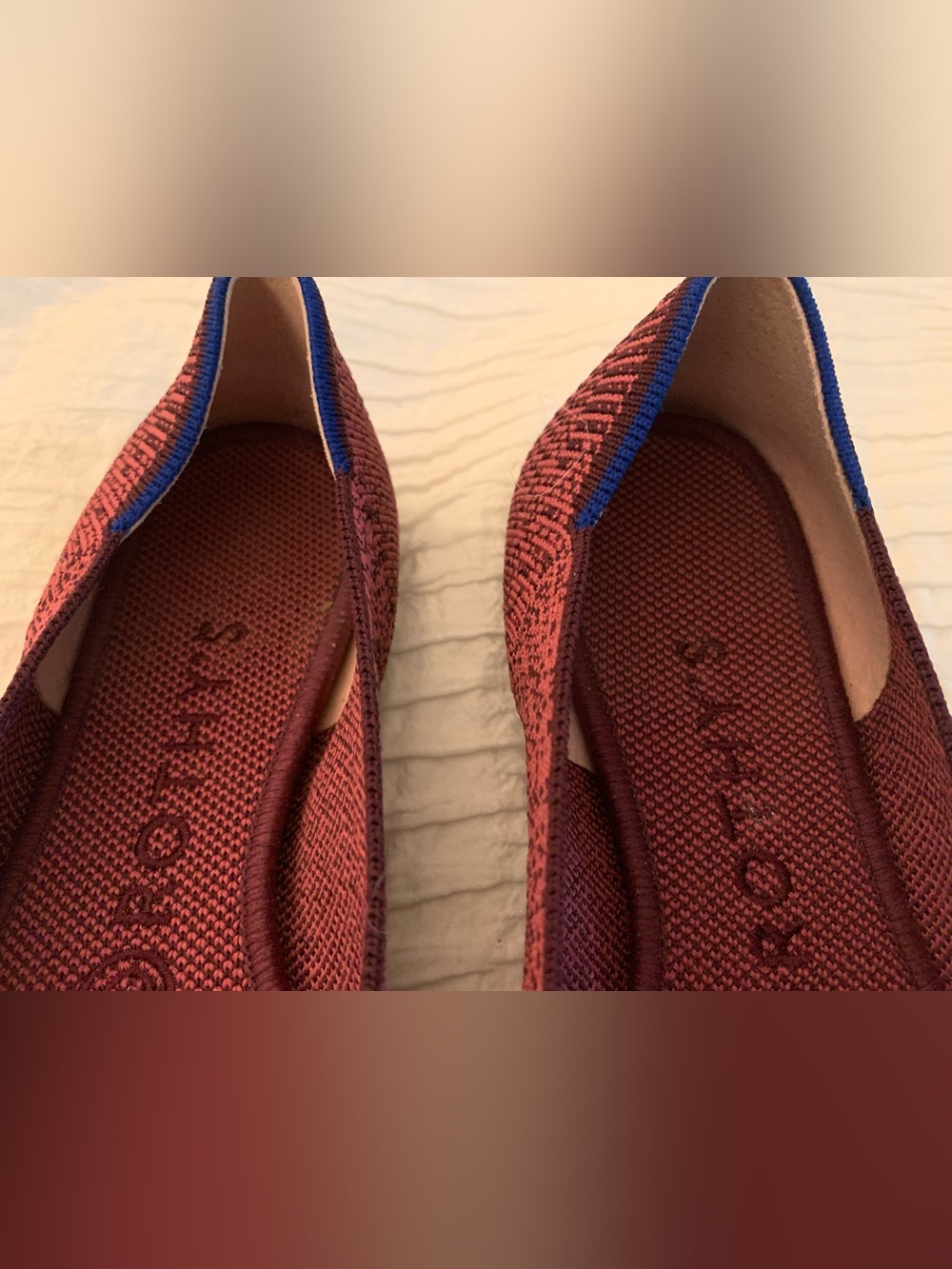Rothy's The Point Fig Python Flat - Picture 4 of 7